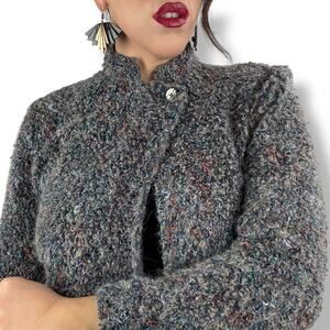 90's IT'S MAGIC by TONI GARMENT mohair single button cardigan